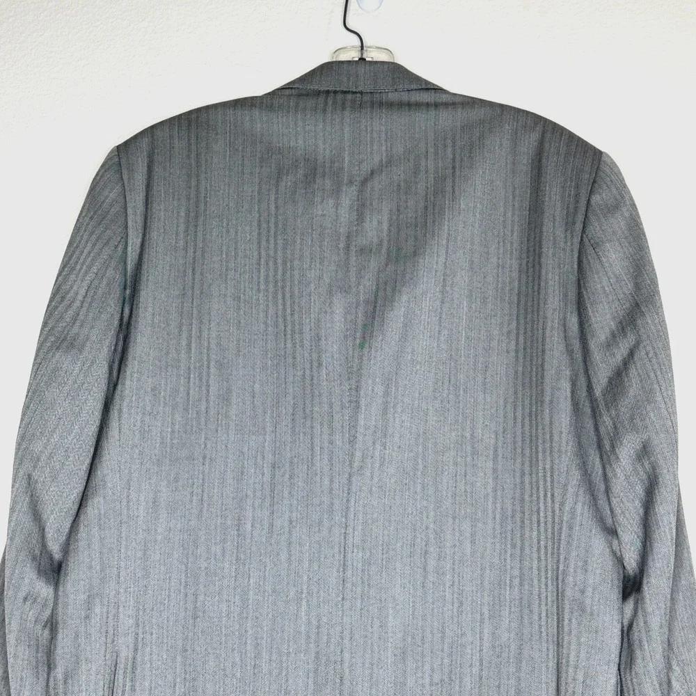 SUITSUPPLY Vitale‎ Barberis Canonico Wool Suit Jacket Blazer 42 Gray Sport Coat